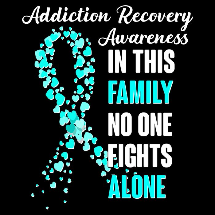Addiction Recovery Awareness In This Family No One Fight Alone Impact Tech Backpack