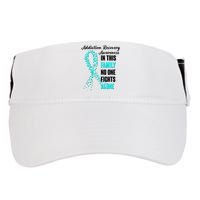 Addiction Recovery Awareness In This Family No One Fight Alone Adult Drive Performance Visor