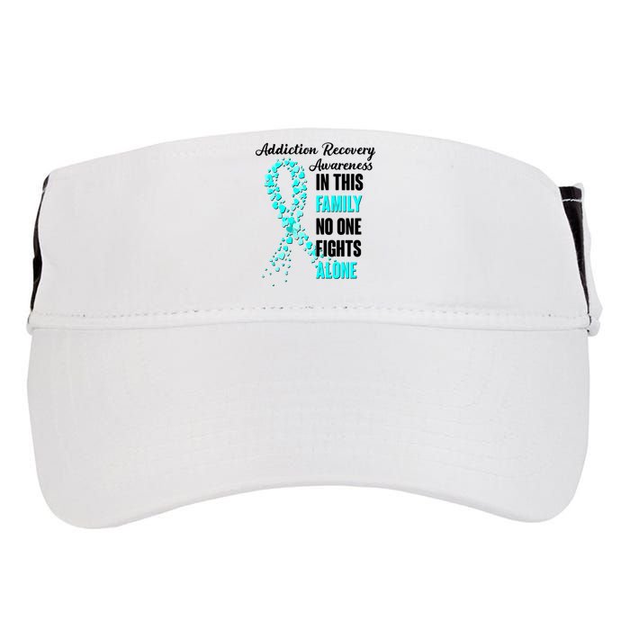 Addiction Recovery Awareness In This Family No One Fight Alone Adult Drive Performance Visor