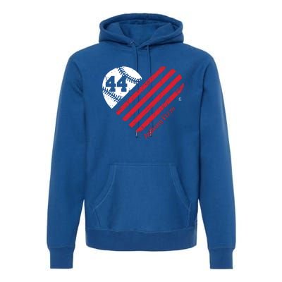 Anthony Rizzo Baseball Flag Heart Great Gift Meaningful Gift Premium Hoodie