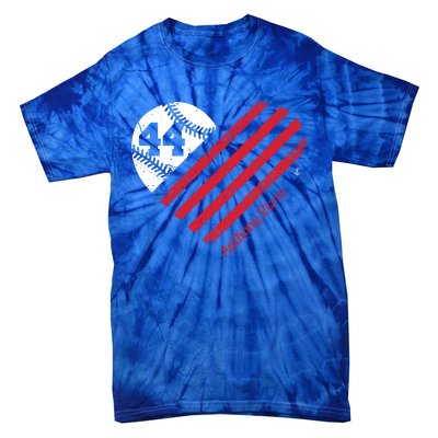 Anthony Rizzo Baseball Flag Heart Great Gift Meaningful Gift Tie-Dye T-Shirt