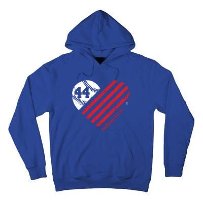 Anthony Rizzo Baseball Flag Heart Great Gift Meaningful Gift Tall Hoodie