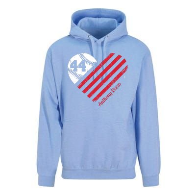 Anthony Rizzo Baseball Flag Heart Great Gift Meaningful Gift Unisex Surf Hoodie