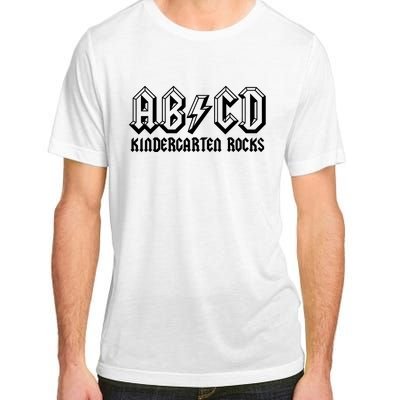 ABCD Rocks Back To School Kindergarten Rocks Funny Teacher Adult ChromaSoft Performance T-Shirt