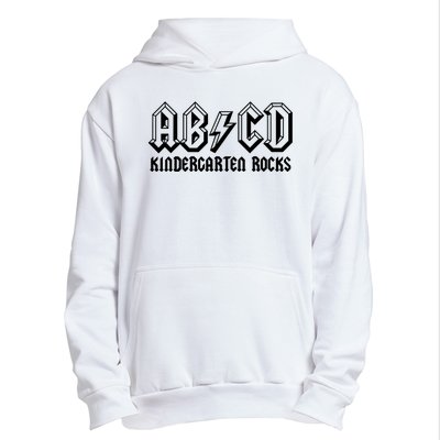 ABCD Rocks Back To School Kindergarten Rocks Funny Teacher Urban Pullover Hoodie