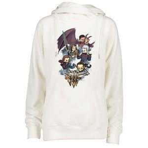 Astarion Rogue BaldurS Gate 3 Gamer Game Lover Womens Funnel Neck Pullover Hood