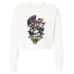 Astarion Rogue BaldurS Gate 3 Gamer Game Lover Cropped Pullover Crew