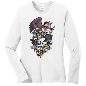 Astarion Rogue BaldurS Gate 3 Gamer Game Lover Ladies Long Sleeve Shirt