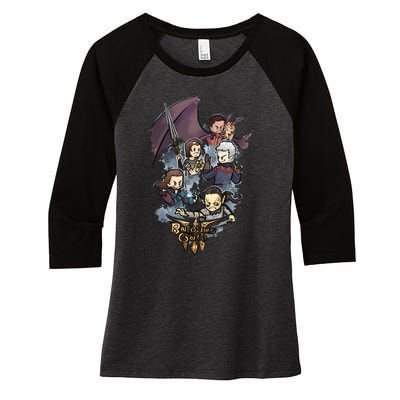 Astarion Rogue BaldurS Gate 3 Gamer Game Lover Women's Tri-Blend 3/4-Sleeve Raglan Shirt