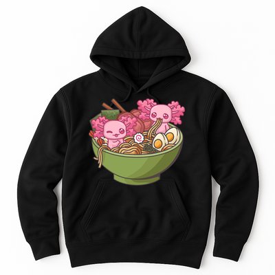 Axolotl Ramen Bowl Kawaii Anime  Hoodie