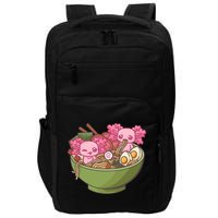 Axolotl Ramen Bowl Kawaii Anime  Impact Tech Backpack