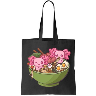 Axolotl Ramen Bowl Kawaii Anime  Bag