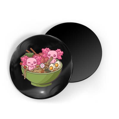 Axolotl Ramen Bowl Kawaii Anime  Magnet