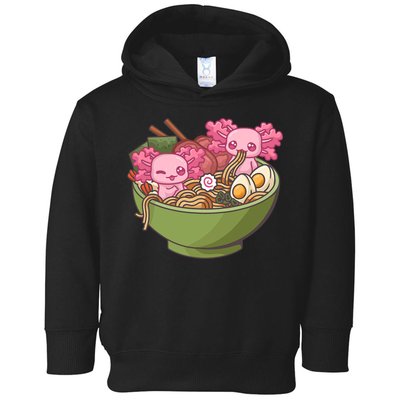 Axolotl Ramen Bowl Kawaii Anime  Toddler Hoodie