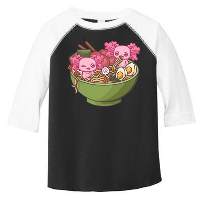 Axolotl Ramen Bowl Kawaii Anime  Toddler Fine Jersey T-Shirt