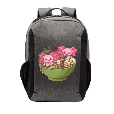 Axolotl Ramen Bowl Kawaii Anime  Vector Backpack