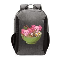 Axolotl Ramen Bowl Kawaii Anime  Vector Backpack