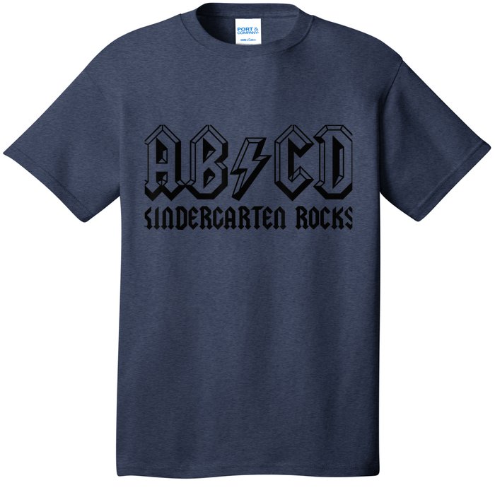 ABCD Rocks Back To School Kindergarten Rocks Funny Teacher T-Shirt