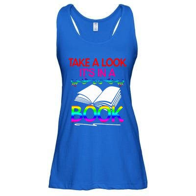 Avid Readers Bookworms Take A Look Its In A Book Lovers Gift Ladies Essential Flowy Tank