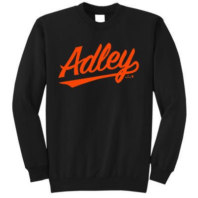 Adley Rutschman Baltimore Text Baltimore Baseball Sweatshirt