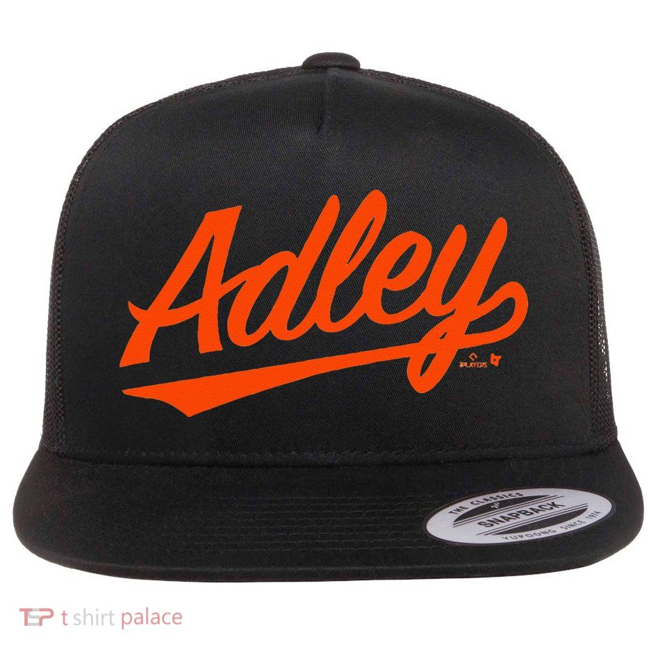 Adley Rutschman Baltimore Text Baltimore Baseball Flatbill Hat