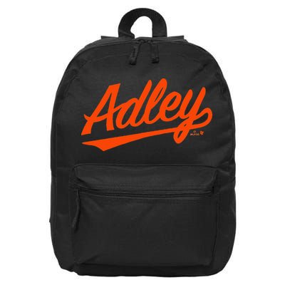Adley Rutschman Baltimore Text Baltimore Baseball 16 in Basic Backpack