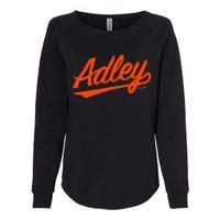 Adley Rutschman Baltimore Text Baltimore Baseball Womens California Wash Sweatshirt