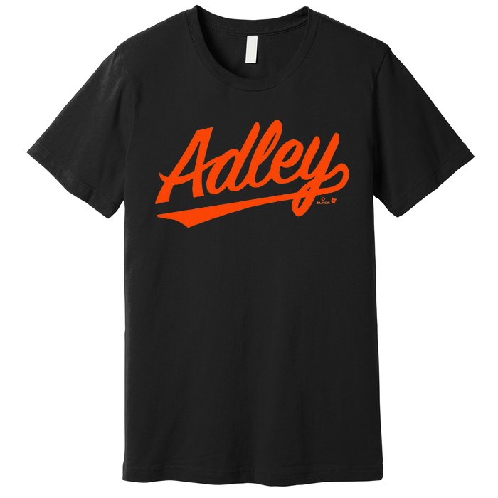 Adley Rutschman Baltimore Text Baltimore Baseball Premium T-Shirt