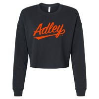 Adley Rutschman Baltimore Text Baltimore Baseball Cropped Pullover Crew