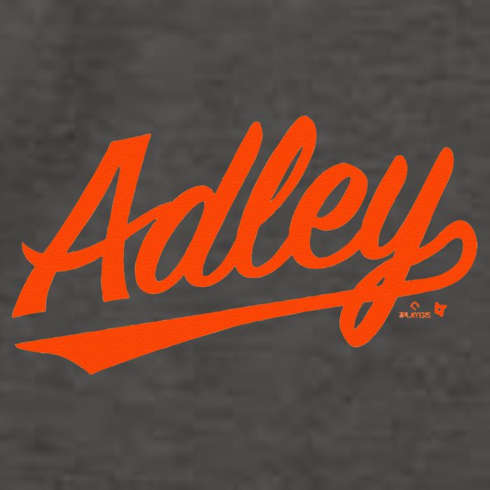 Adley Rutschman Baltimore Text Baltimore Baseball Vector Backpack