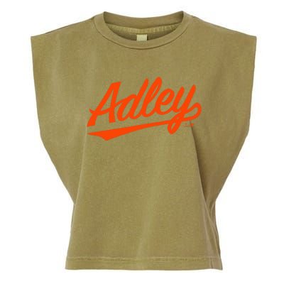 Adley Rutschman Baltimore Text Baltimore Baseball Garment-Dyed Women's Muscle Tee