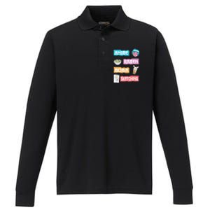 Anime Ra Boba Sketching  Kawaii Anime Lover Merch Gift  Performance Long Sleeve Polo