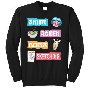 Anime Ra Boba Sketching  Kawaii Anime Lover Merch Gift  Sweatshirt