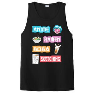 Anime Ra Boba Sketching  Kawaii Anime Lover Merch Gift  PosiCharge Competitor Tank