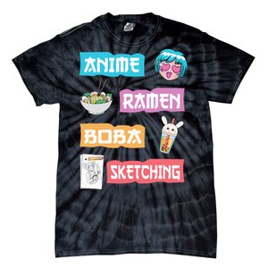 Anime Ra Boba Sketching  Kawaii Anime Lover Merch Gift  Tie-Dye T-Shirt