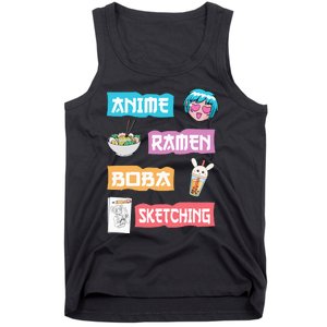 Anime Ra Boba Sketching  Kawaii Anime Lover Merch Gift  Tank Top