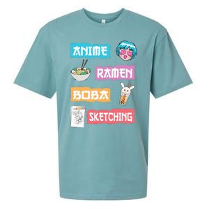 Anime Ra Boba Sketching  Kawaii Anime Lover Merch Gift  Sueded Cloud Jersey T-Shirt