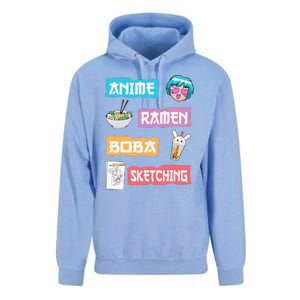 Anime Ra Boba Sketching  Kawaii Anime Lover Merch Gift  Unisex Surf Hoodie