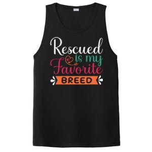 Adorable Rescued Breed Typography PosiCharge Competitor Tank