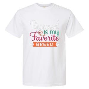 Adorable Rescued Breed Typography Garment-Dyed Heavyweight T-Shirt