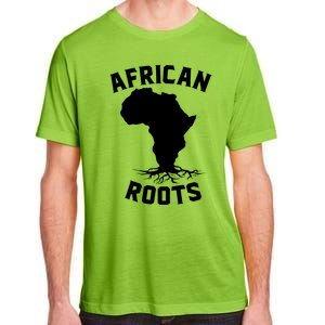 African Roots Black History Month Africa Map Descendants Gift Adult ChromaSoft Performance T-Shirt