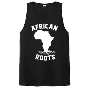 African Roots Black History Month Africa Map Descendants Gift PosiCharge Competitor Tank