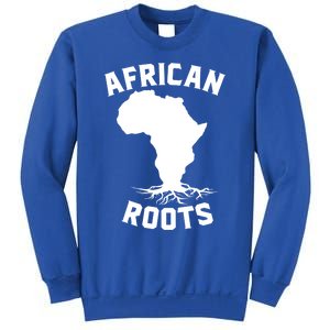 African Roots Black History Month Africa Map Descendants Gift Sweatshirt