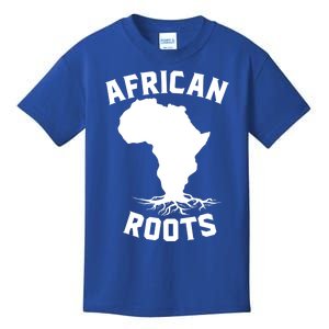 African Roots Black History Month Africa Map Descendants Gift Kids T-Shirt