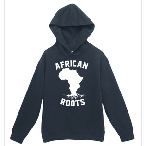 African Roots Black History Month Africa Map Descendants Gift Urban Pullover Hoodie