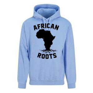 African Roots Black History Month Africa Map Descendants Gift Unisex Surf Hoodie