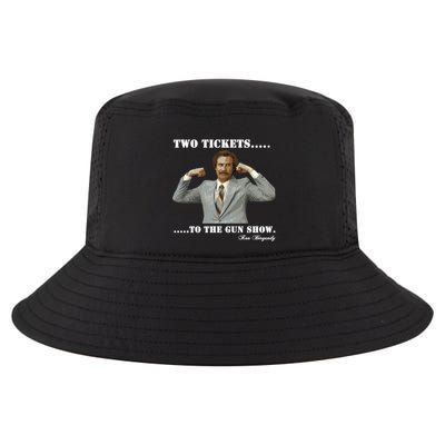 Anchorman Ron Bergundy Gun Show (1) Cool Comfort Performance Bucket Hat