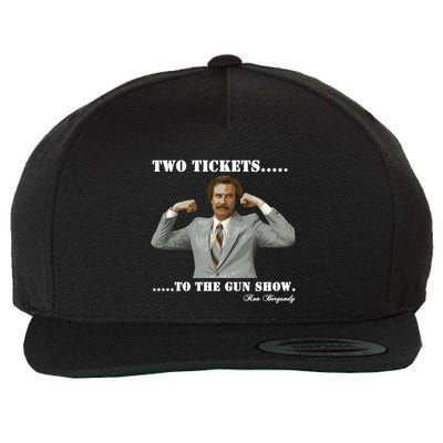 Anchorman Ron Bergundy Gun Show (1) Wool Snapback Cap