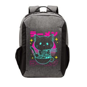 Anime Ramen Cat Retro Japanese Noodles Aesthetic Kawaii Cat Vector Backpack