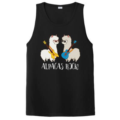 Alpacas Rock! Cute Funny Alpaca Lover Alpaca Fan PosiCharge Competitor Tank